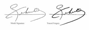 Types of Forgeries in Questioned Documents