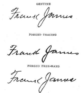 Types of Forgeries in Questioned Documents