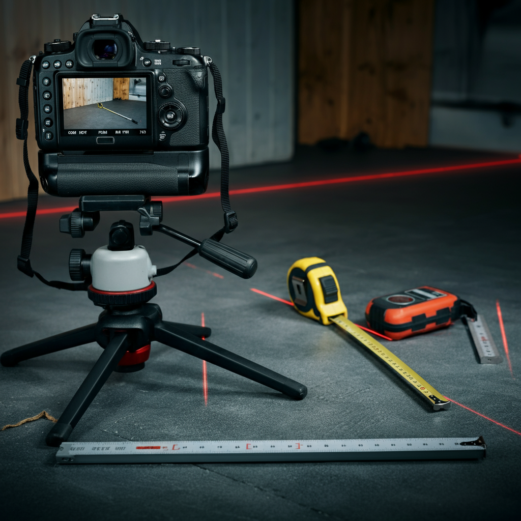 Camera and Measuring Tools